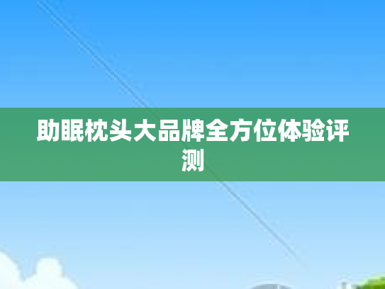 助眠枕头大品牌全方位体验评测