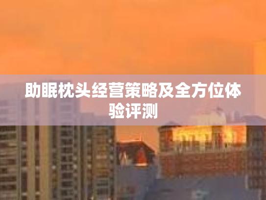 助眠枕头经营策略及全方位体验评测 助眠枕头经营策略及全方位体验评测