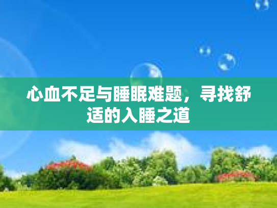心血不足与睡眠难题，寻找舒适的入睡之道