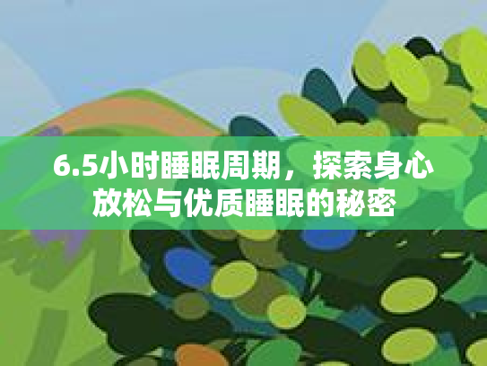 6.5小时睡眠周期，探索身心放松与优质睡眠的秘密