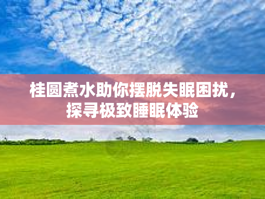桂圆煮水助你摆脱失眠困扰，探寻极致睡眠体验