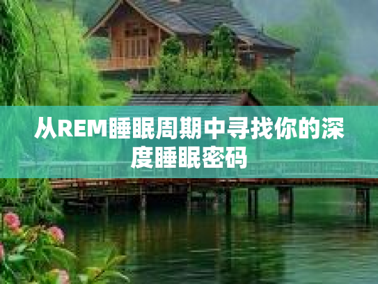 从REM睡眠周期中寻找你的深度睡眠密码第1张-巧哦健康视界