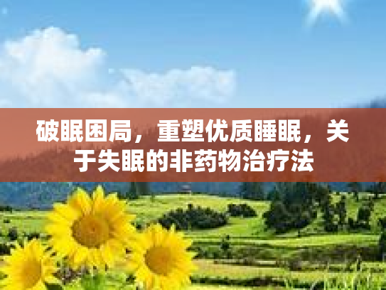 破眠困局，重塑优质睡眠，关于失眠的非药物治疗法