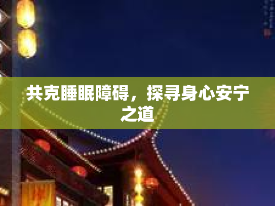 共克睡眠障碍，探寻身心安宁之道