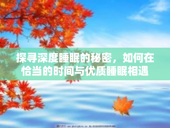 探寻深度睡眠的秘密，如何在恰当的时间与优质睡眠相遇