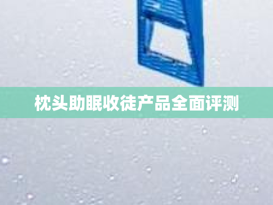 枕头助眠收徒产品全面评测