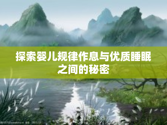探索婴儿规律作息与优质睡眠之间的秘密