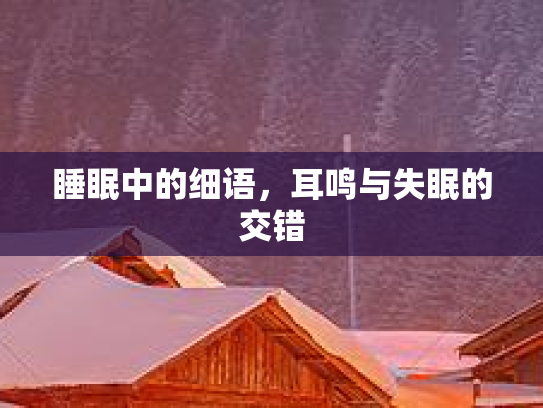 睡眠中的细语，耳鸣与失眠的交错