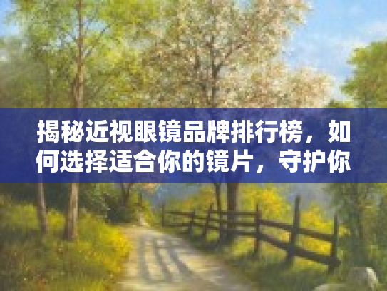 揭秘近视眼镜品牌排行榜,如何选择适合你的镜片,守护你的明亮双眼