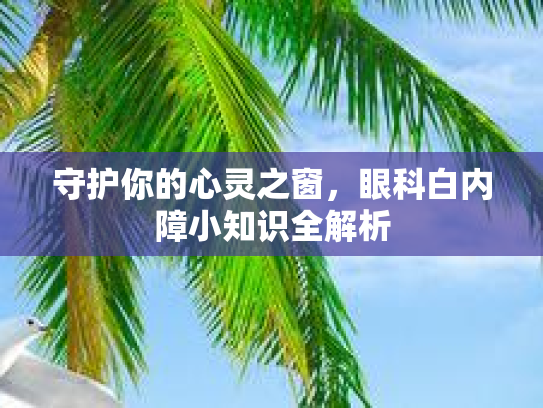 守护你的心灵之窗,眼科白内障小知识全解析