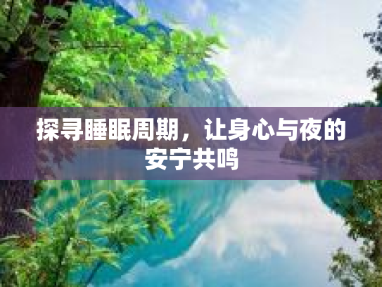 探寻睡眠周期，让身心与夜的安宁共鸣