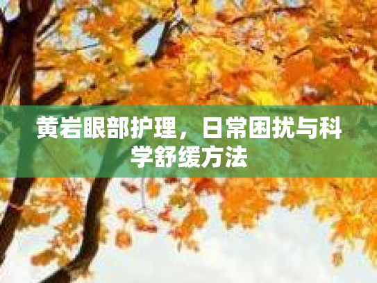 黄岩眼部护理，日常困扰与科学舒缓方法第1张-巧哦健康视界