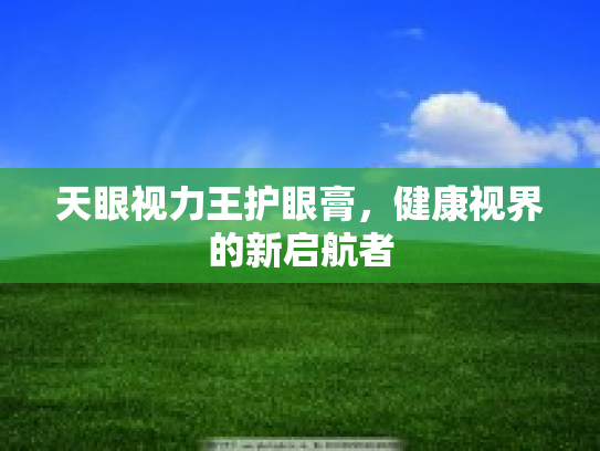 天眼视力王护眼膏,健康视界的新启航者 天眼视力王护眼膏,健康视界的新启航者
