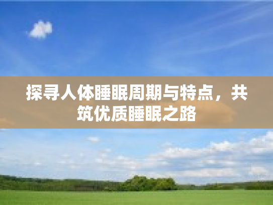 探寻人体睡眠周期与特点，共筑优质睡眠之路