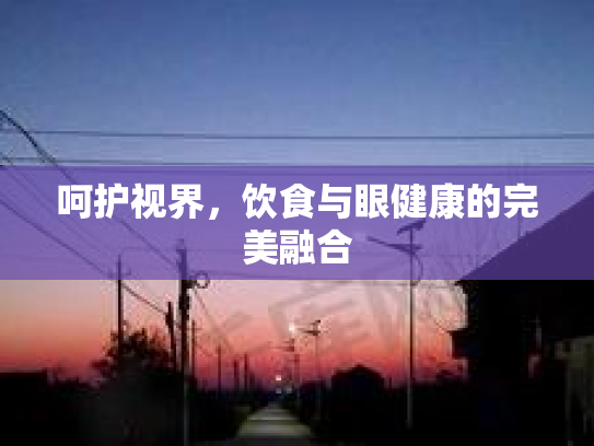 呵护视界,饮食与眼健康的完美融合